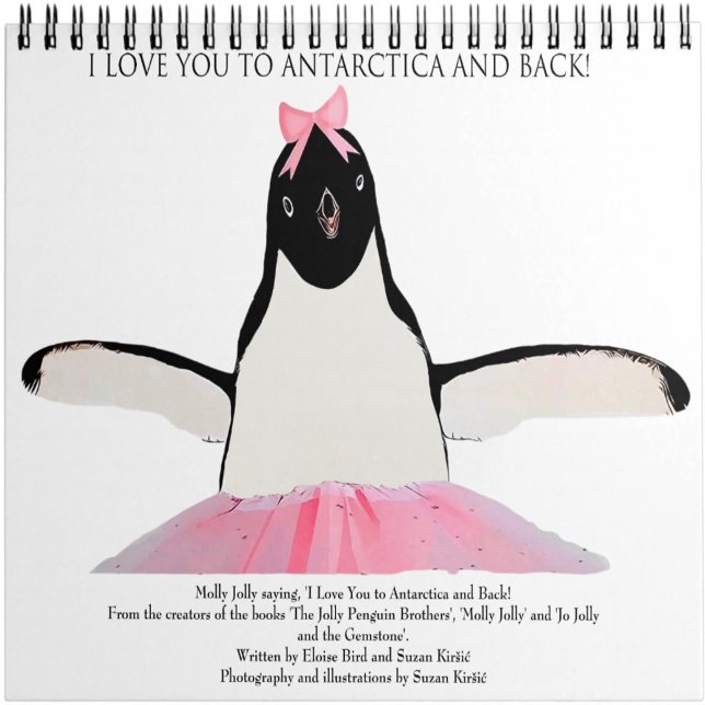 I Love You to Antarctica and Back! Spiral Notebook (Creator Uploaded)