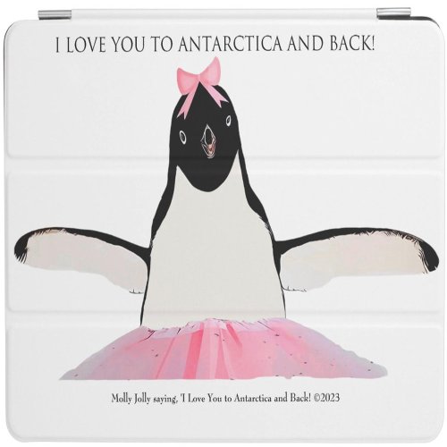 I Love You to Antarctica and Back Spiral Notebook iPad Air Cover