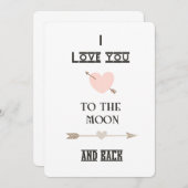 I love you to the moon and back (Front/Back)