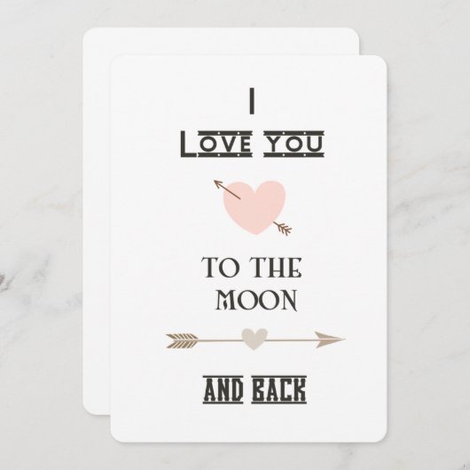 I love you to the moon and back (Front/Back)