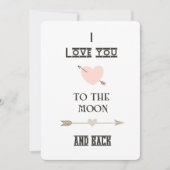 I love you to the moon and back (Front)