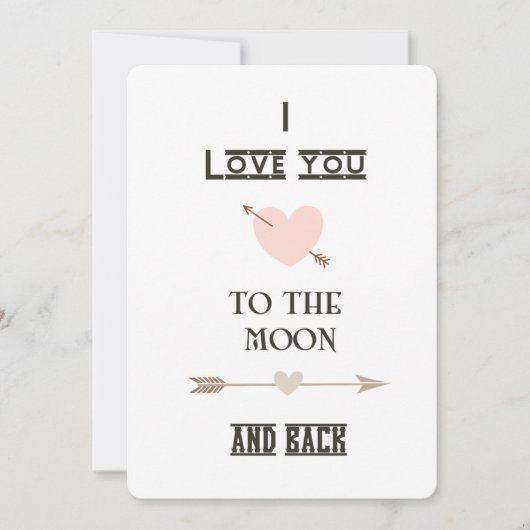 I love you to the moon and back (Front)