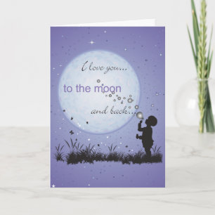 I Love You to the Moon and Back-Cards Postcards