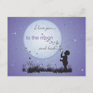 I Love You to the Moon and Back-Cards Postcards