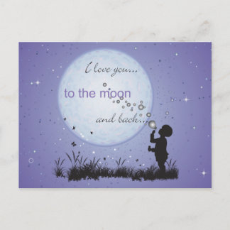 I Love You to the Moon and Back-Cards Postcards
