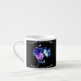 Skull Pattern Black and Cream Personalized Espresso Cup, Zazzle in 2023