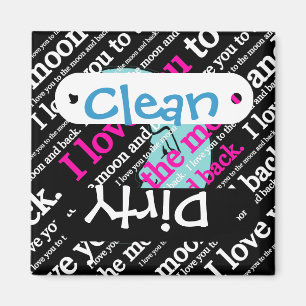 I Love You to the Moon and Back Gifts Magnet