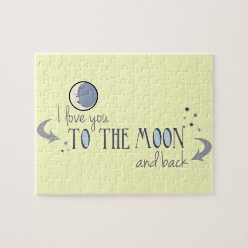 I Love You to the Moon and Back Jigsaw Puzzle