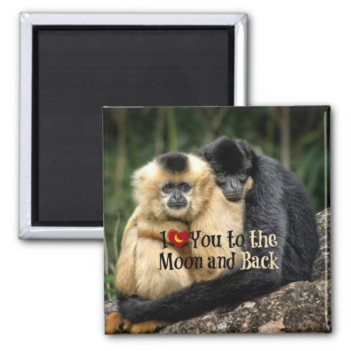 I Love You to the Moon and Back Magnet