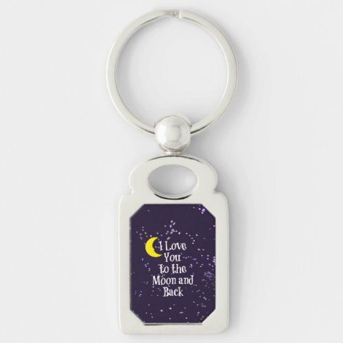 I Love You to the Moon and Back _ Man in the Moon Keychain