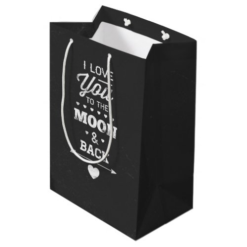 I Love You To The Moon And Back Medium Gift Bag