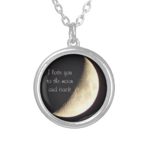 I love you to the moon and back necklace