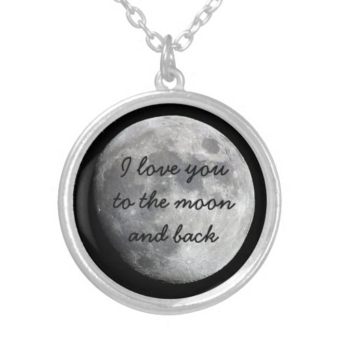 I Love You to the Moon and Back Necklace