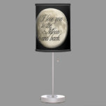 I Love You to the Moon and Back Realistic Lunar Table Lamp