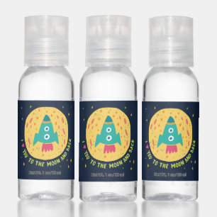 I Love You To The Moon And Back Rocketship Hand Sanitizer
