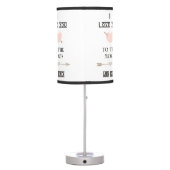 I love you to the moon and back table lamp (Back)