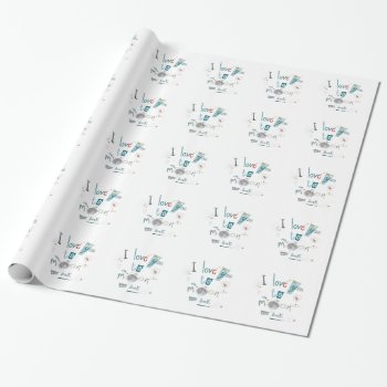 I Love You To The Moon And Back Wrapping Paper by Bahahahas at Zazzle