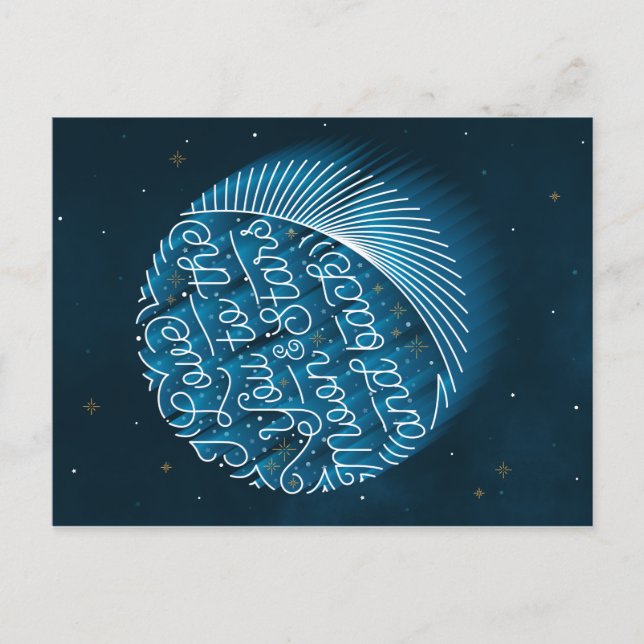 I Love You to the Moon and Stars / Postcard (Front)