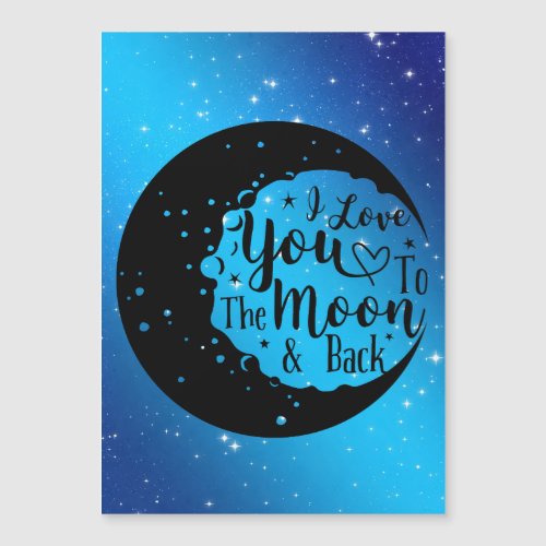 I Love You To The Moon  Back