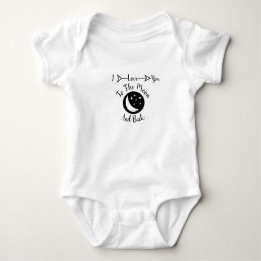 I love you to the moon & Back Baby Bodysuit