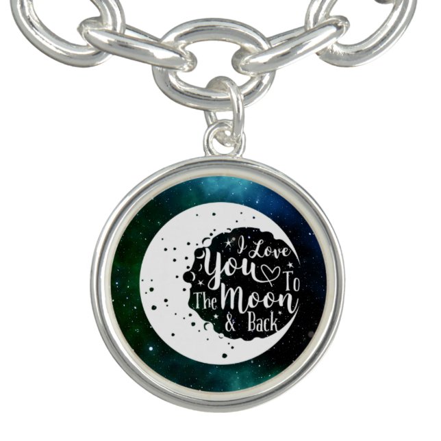 I LOVE YOU to the moon & back Bracelet (Design)
