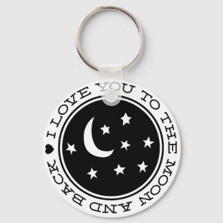 I Love You to the Moon & Back Keychain