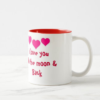 I love you to the moon & back mug