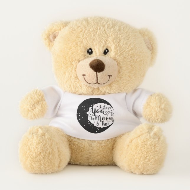 I Love You To The Moon & Back Teddy Bear (Front)