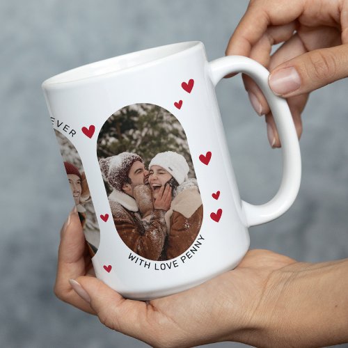 I Love You To The Moon  Back Valentines  Coffee Mug