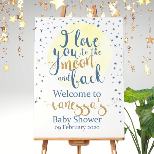 I Love You to the Moon & Back Welcome Sign (Creator Uploaded)