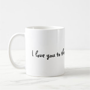 I love you to the moon pie and back mug