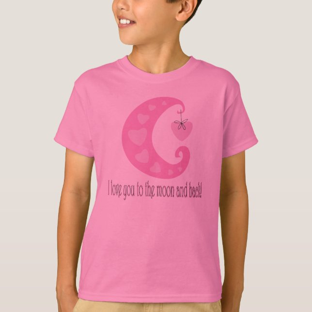I Love You to the Moon T-Shirt (Front)