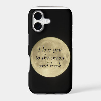 I love you to the moona and back iPhone 5 case