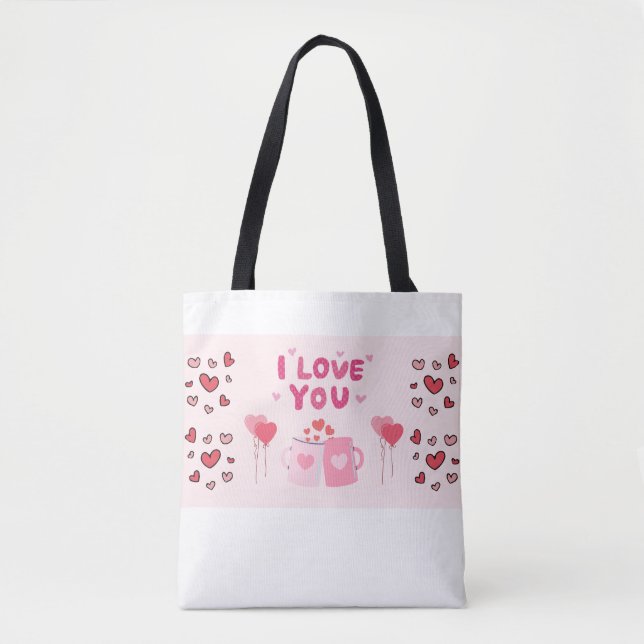 I Love You Tote Bag (Front)