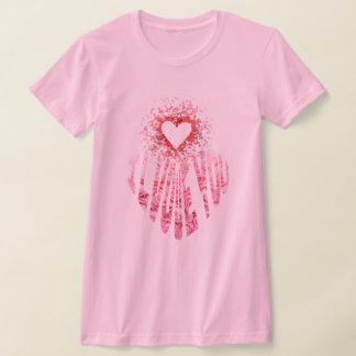 “I Love You” Trái Tim Hoa Hồng – Thiết Kế Lãng Mạn T-Shirt