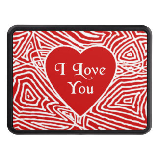 I Love You Trailer Hitch Cover