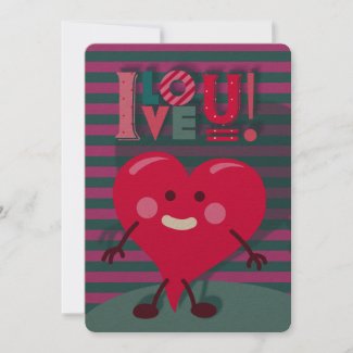 I Love You! Truly I Do! | You Customize Valentine Holiday Card