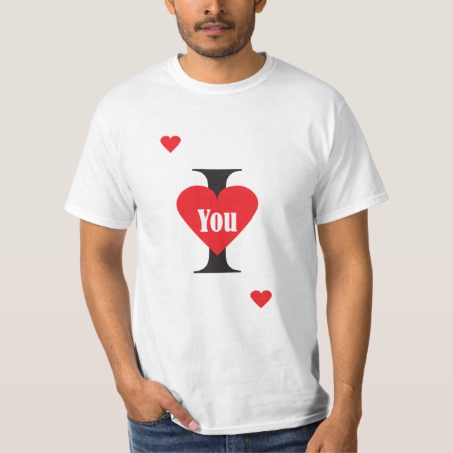I love you tshirt (Front)