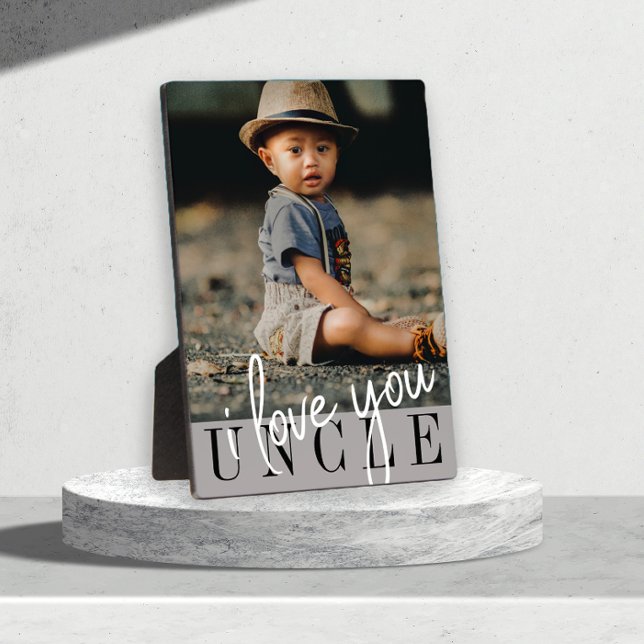 I Love You Uncle Custom Photo Plaque (Creator Uploaded)
