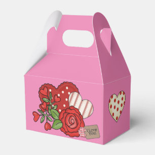 I love you Valentine Favor Boxes