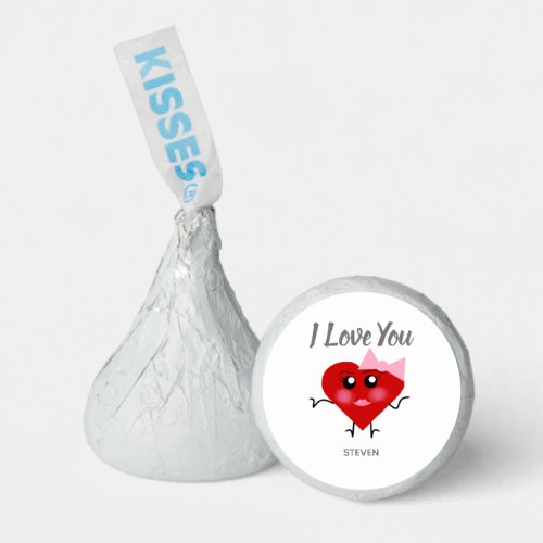 I Love You Valentines Day Boyfriend Personalized Hersheys Kisses