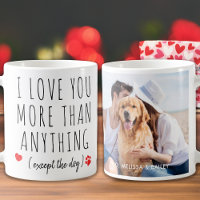 I Love You Valentines Day Dog Lover Custom Photo 