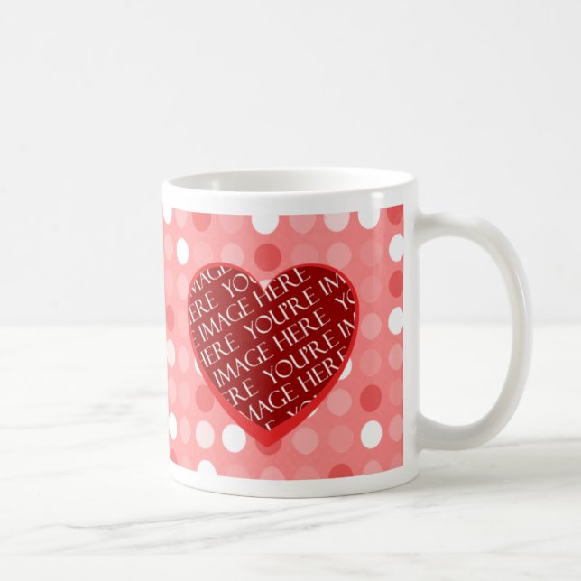 I Love You Valentine's Day Photo Template Mug (Right)