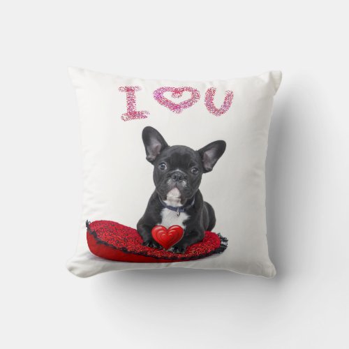 I love you Valentines Day Throw Pillow