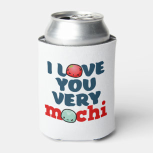 I Love You Very Mochi Cute Valentine's Day Puns Can Cooler