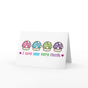 i love you very mush card