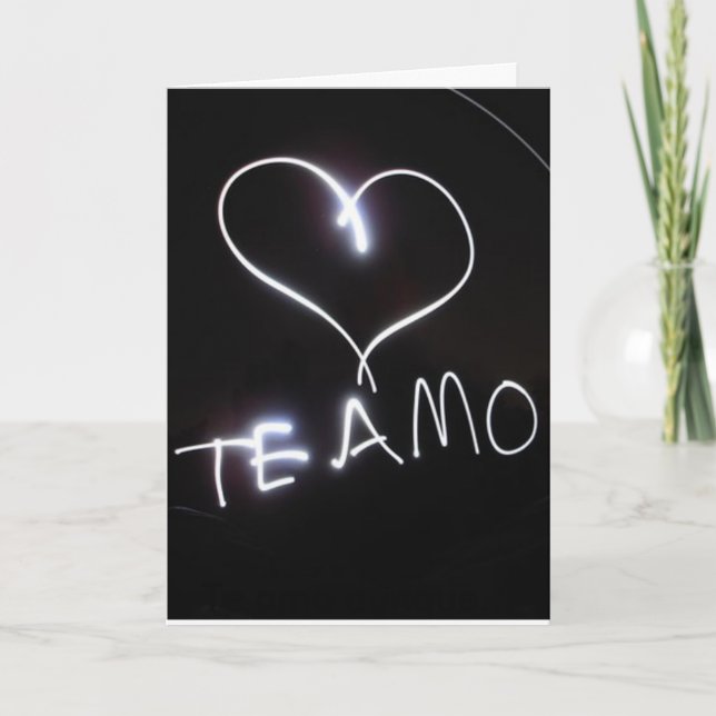 I love you when... card (Front)