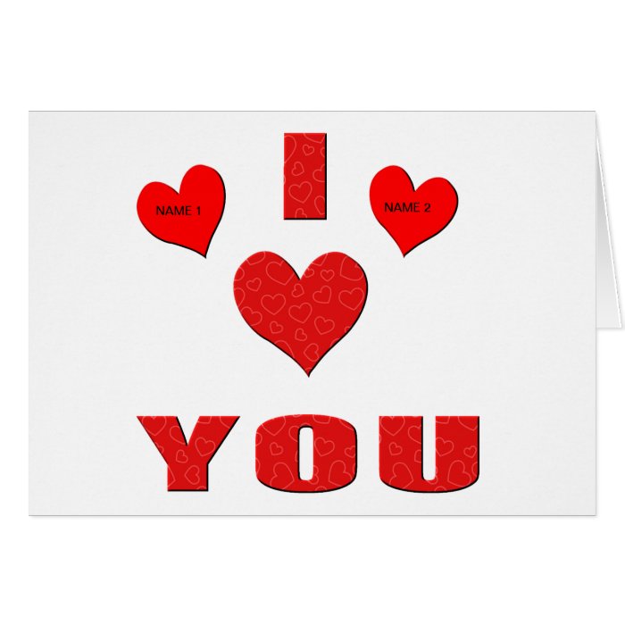 I Love You With All My Heart Greeting Cards