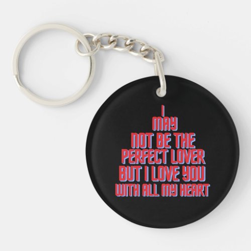I Love You With All My Heart Keychain