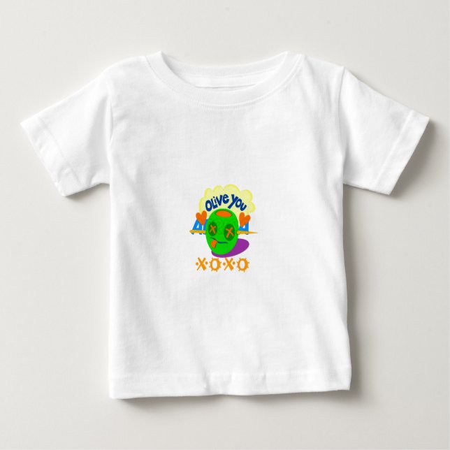 I Love You XOXO beautiful amazing Graphic text Art Baby T-Shirt (Front)